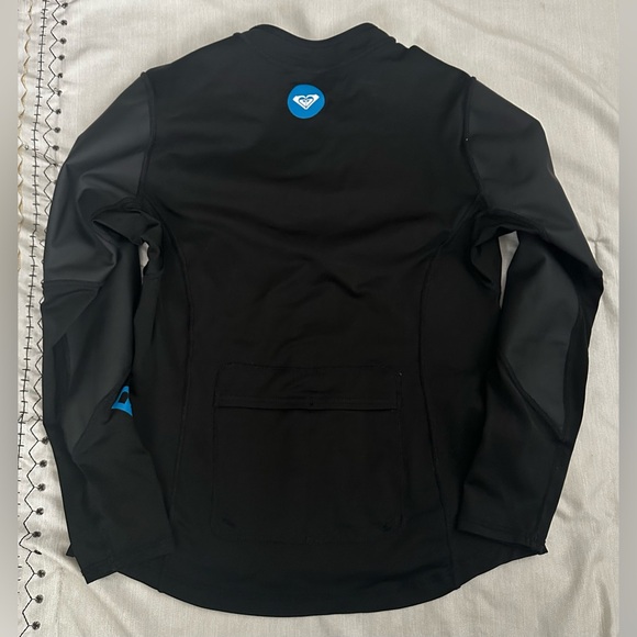 Roxy Black Jacket with Blue Accents - Picture 2 of 6